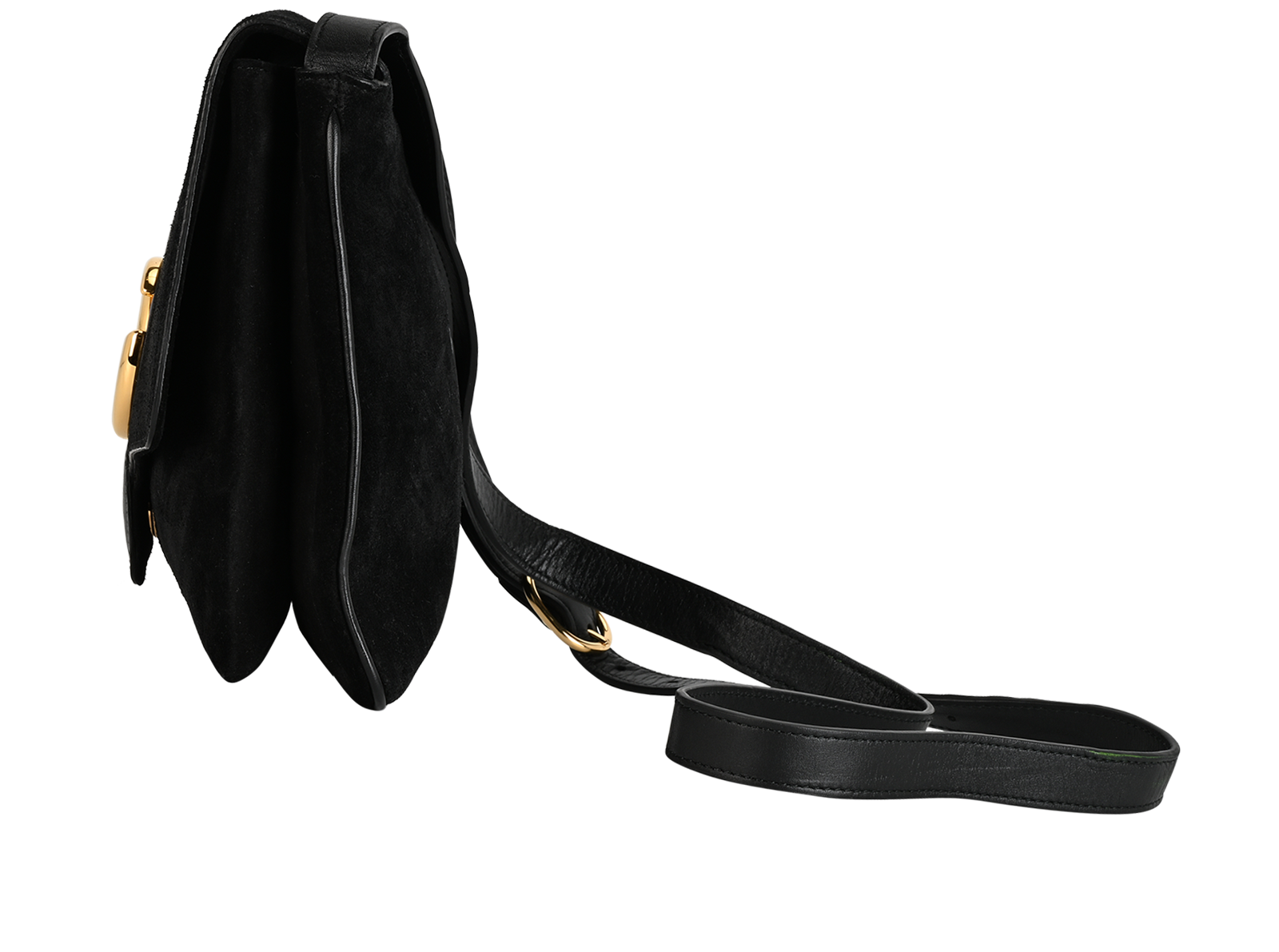 Arli, &pound;750, Handbags, Black, Leather/Suede, Bottom view